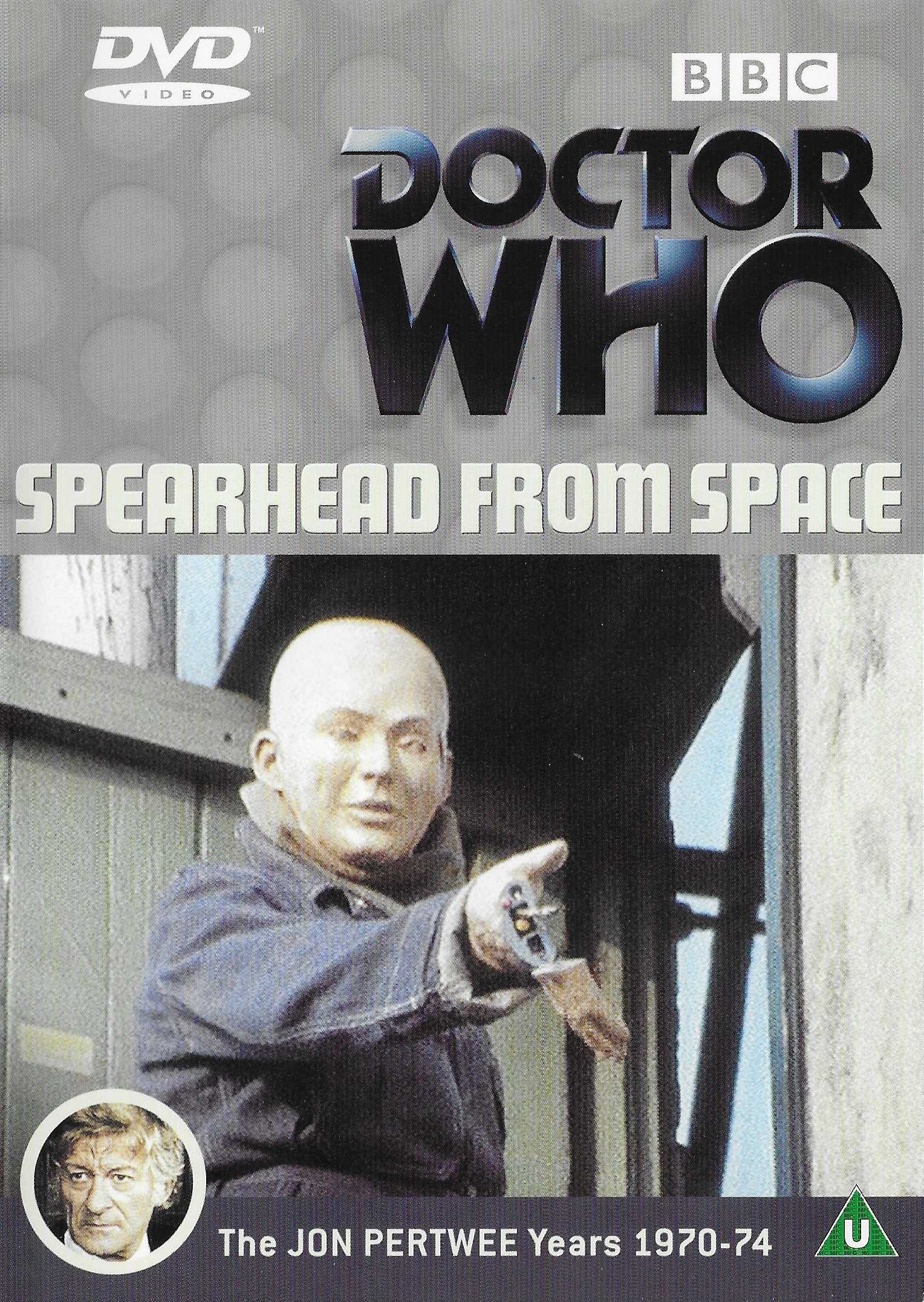 Picture of BBCDVD 1033 Doctor Who - Spearhead from space by artist Robert Holmes from the BBC records and Tapes library